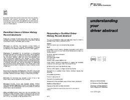 understanding your driver abstract - NJ