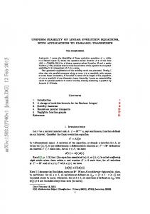 Uniform stability of linear evolution equations, with applications to