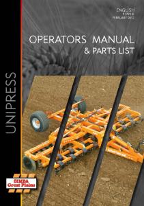 UNIPRESS - Great Plains Manufacturing