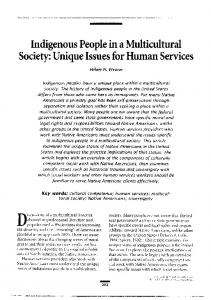 Unique issues for human services.