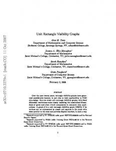 Unit Rectangle Visibility Graphs