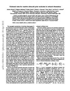 Universal rates for reactive ultracold polar molecules in reduced ...