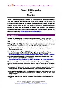 Unsafe Abortion - Youth Sextion