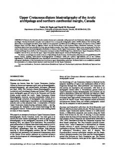 Upper Cretaceous diatom biostratigraphy of the Arctic ... - BioOne