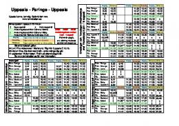 Uppsala - Faringe - Uppsala - Lennakatten