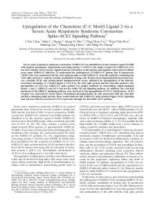 Upregulation of the Chemokine (CC Motif) Ligand ... - Journal of Virology