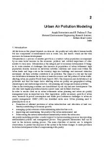 Urban Air Pollution Modeling