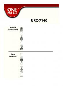 URC-7140 - One For All