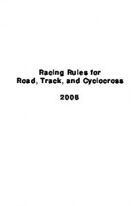 USAC rules - USA Cycling