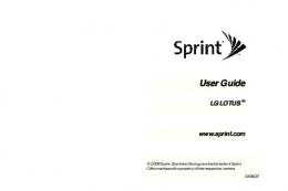 User Guide - Sprint Support