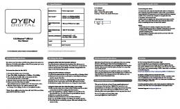 User Manual - Oyen Digital