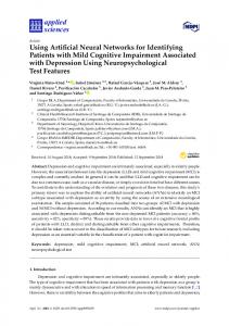 Using Artificial Neural Networks for Identifying Patients with ... - MDPI