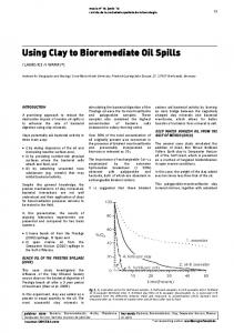 Using Clay to Bioremediate Oil Spills