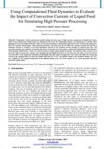 Using Computational Fluid Dynamics to Evaluate