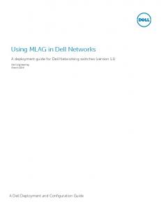 Using MLAG in Dell Networks