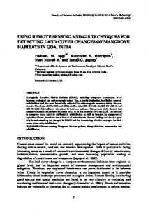 USING REMOTE SENSING AND GIS TECHNIQUES FOR ...