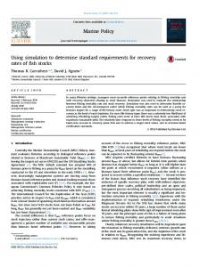 Using simulation to determine standard requirements