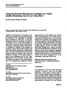 Using Synchronous Fluorescence Technique as a ... - Springer Link