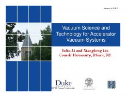 USPAS Vacuum Session 1 Foundamentals