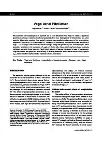 Vagal Atrial Fibrillation