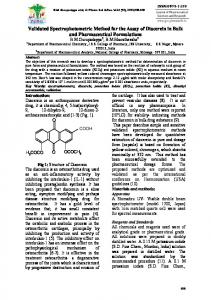 Validated Spectrophotometric Method for the Assay of ... - CiteSeerX