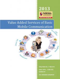 Value Added Services of Basic Mobile ...