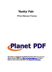 Vanity Fair - Planet PDF