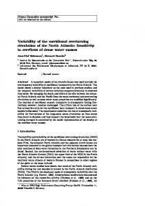 Variability of the meridional overturning circulation of the ... - CiteSeerX