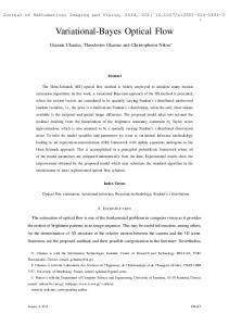 Variational-Bayes Optical Flow