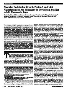 Vascular Endothelial Growth Factor-A and Islet ... - Diabetes