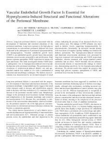 Vascular Endothelial Growth Factor Is Essential for ... - Semantic Scholar