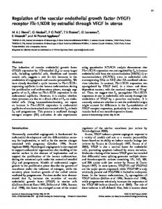 VEGF - Journal of Endocrinology