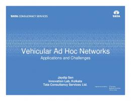 Vehicular Ad Hoc Networks