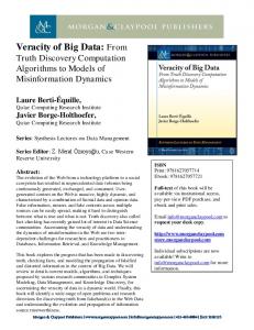 Veracity of Big Data