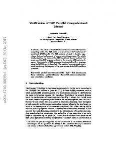 Verification of BSF Parallel Computational Model