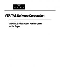 VERITAS Software Corporation