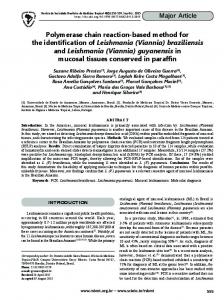 (Viannia) braziliensis and Leishmania - Semantic Scholar