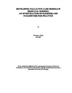 Victoria J. Kain Thesis