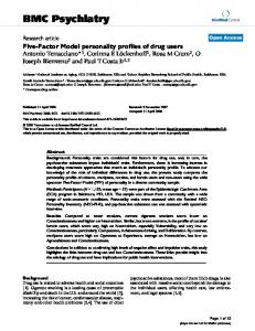 View PDF - BMC Psychiatry - BioMed Central