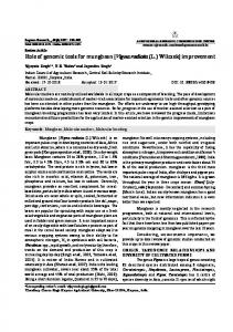 Vigna radiata (L.) Wilczek - ARCC Journals