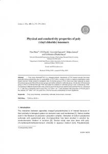 (vinyl chloride) ionomers - Springer Link