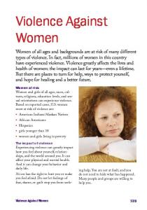 Violence Against Women