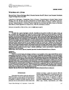 Viroides em citros - SciELO