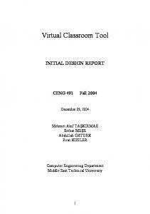 Virtual Classroom Tool