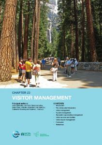 visitor ManageMent - ANU Press - ANU