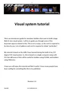 Visual system tutorial