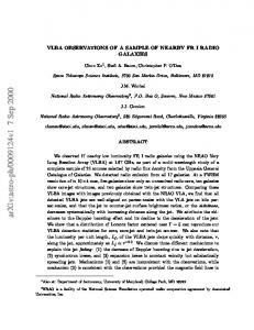 VLBA Observations Of A Sample Of Nearby FR I Radio Galaxies