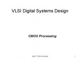 VLSI Digital Systems Design