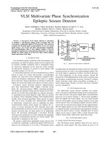 VLSI Multivariate Phase Synchronization Epileptic ... - EECG Toronto