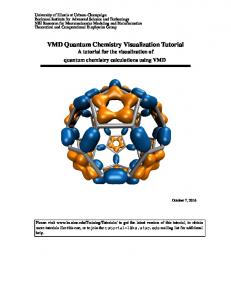 VMD Quantum Chemistry Visualization Tutorial.pdf